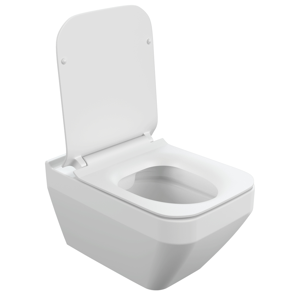 Подвесной унитаз CREA SQUARE Clean On DPL EO slim Подвесной унитаз CREA SQUARE Clean On DPL EO slim