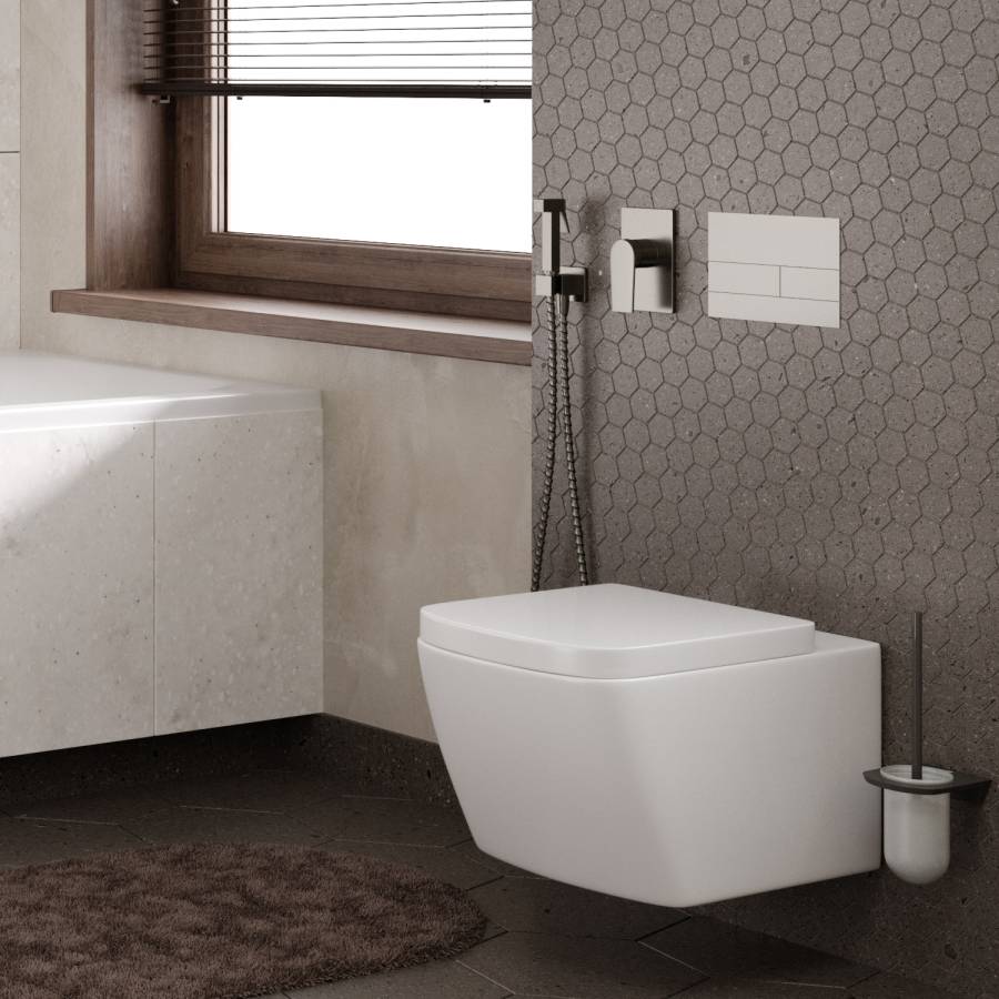 A84095 Встраиваемый комплект для биде со шлангом 150 см Wasserkraft A84095 Встраиваемый комплект для биде со шлангом 150 см Wasserkraft