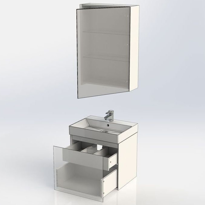 Мебель для ванной Aquanet Йорк 60 белый Мебель для ванной Aquanet Йорк 60 белый