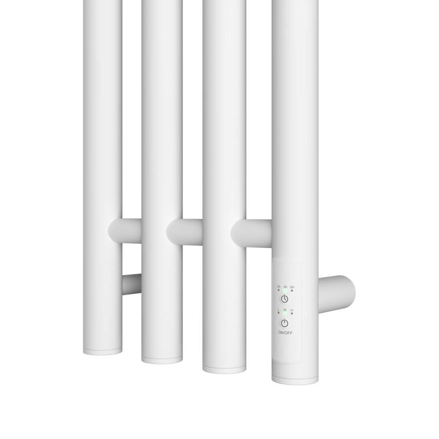 Полотенцесушитель электрический Point Деметра PN12832W П3 180x1200 диммер справа, белый Полотенцесушитель электрический Point Деметра PN12832W П3 180x1200 диммер справа, белый