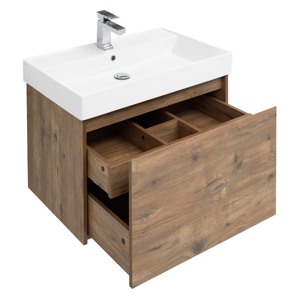 Мебель для ванной Aquanet Nova Lite 75 дуб рустикальный (1 ящик) Мебель для ванной Aquanet Nova Lite 75 дуб рустикальный (1 ящик)