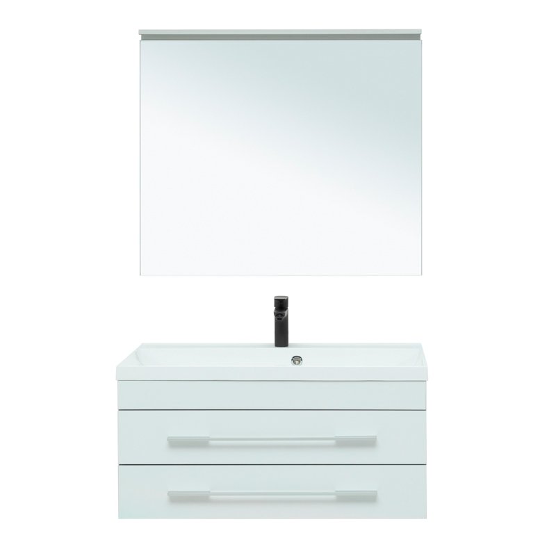 Мебель для ванной Aquanet Верона 90 New белый матовый Мебель для ванной Aquanet Верона 90 New белый матовый