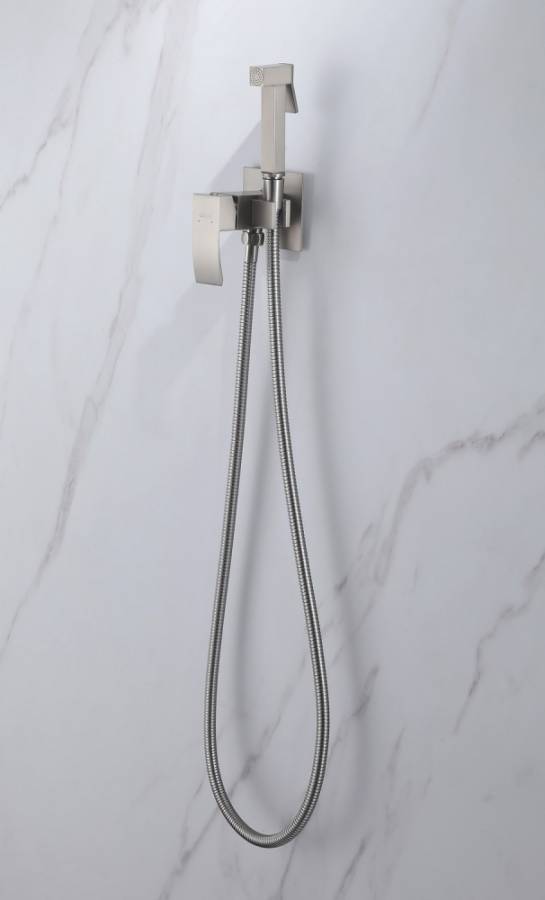 Смеситель ABBER Wasserfall AF8625SP с гигиеническим душем, сатин Смеситель ABBER Wasserfall AF8625SP с гигиеническим душем, сатин