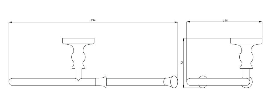Полотенцедержатель полукольцо RUSH Crete (CR35511) Полотенцедержатель полукольцо RUSH Crete (CR35511)