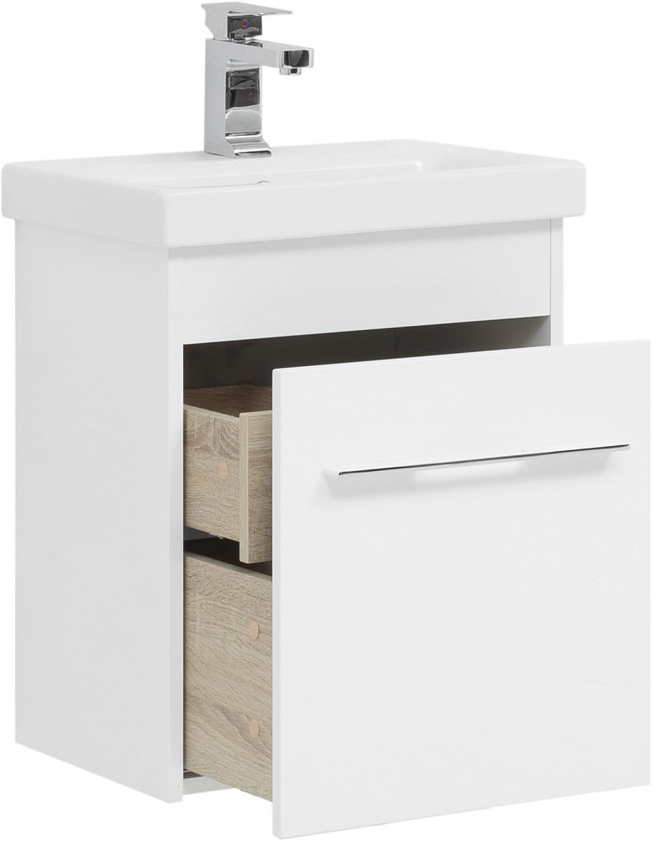 Мебель для ванной Aquanet Августа 50 (Moduo Slim) белый Мебель для ванной Aquanet Августа 50 (Moduo Slim) белый