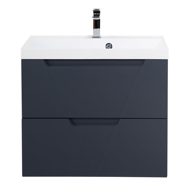 Тумба с раковиной подвесная BelBagno VITTORIA 70 Grigio Opaco, раковина белая Тумба с раковиной подвесная BelBagno VITTORIA 70 Grigio Opaco, раковина белая