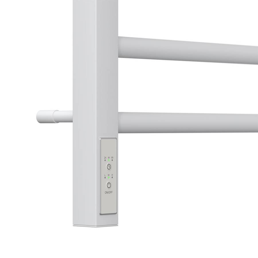 Полотенцесушитель электрический Point Веста PN70758W П9 500x800, диммер слева, белый Полотенцесушитель электрический Point Веста PN70758W П9 500x800, диммер слева, белый