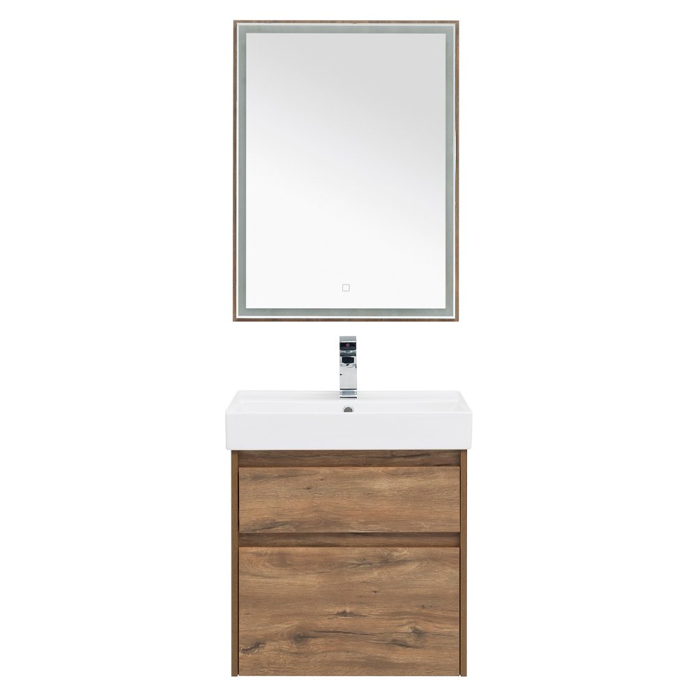 Мебель для ванной Aquanet Nova Lite 60 дуб рустикальный (2 ящика) Мебель для ванной Aquanet Nova Lite 60 дуб рустикальный (2 ящика)