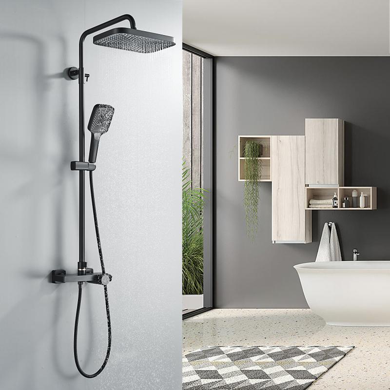 Душевая стойка с термостатом ROSE R18H R1896H-6 Душевая стойка с термостатом ROSE R18H R1896H-6