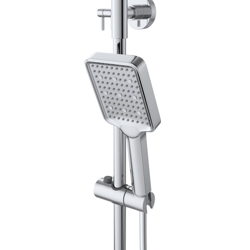 ARDENTE Душевая стойка со смесителем и изливом, хром ARDENTE-VSCM-CRM ARDENTE Душевая стойка со смесителем и изливом, хром ARDENTE-VSCM-CRM