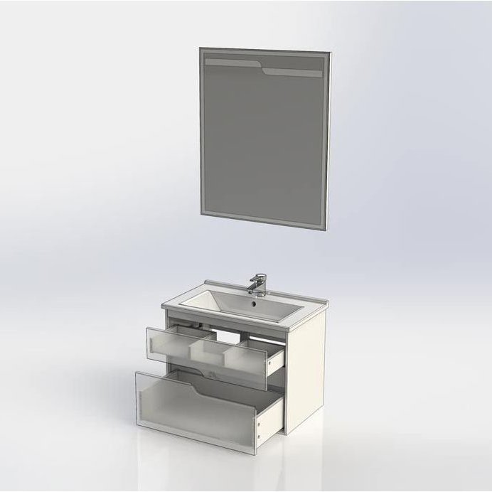 Мебель для ванной Aquanet Модена 75 белый Мебель для ванной Aquanet Модена 75 белый