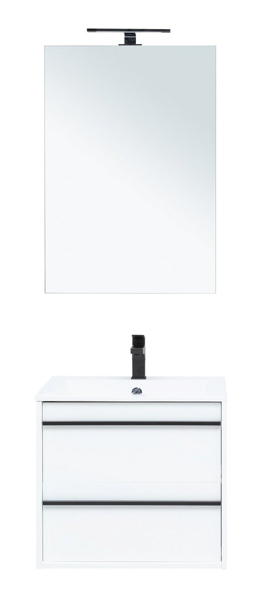Мебель для ванной Aquanet Lino 60 белый матовый Мебель для ванной Aquanet Lino 60 белый матовый