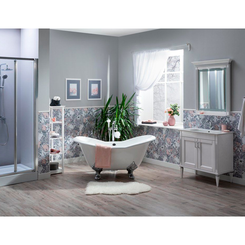 Комплект мебели для ванной Aquanet Селена 90 белый/серебро Комплект мебели для ванной Aquanet Селена 90 белый/серебро