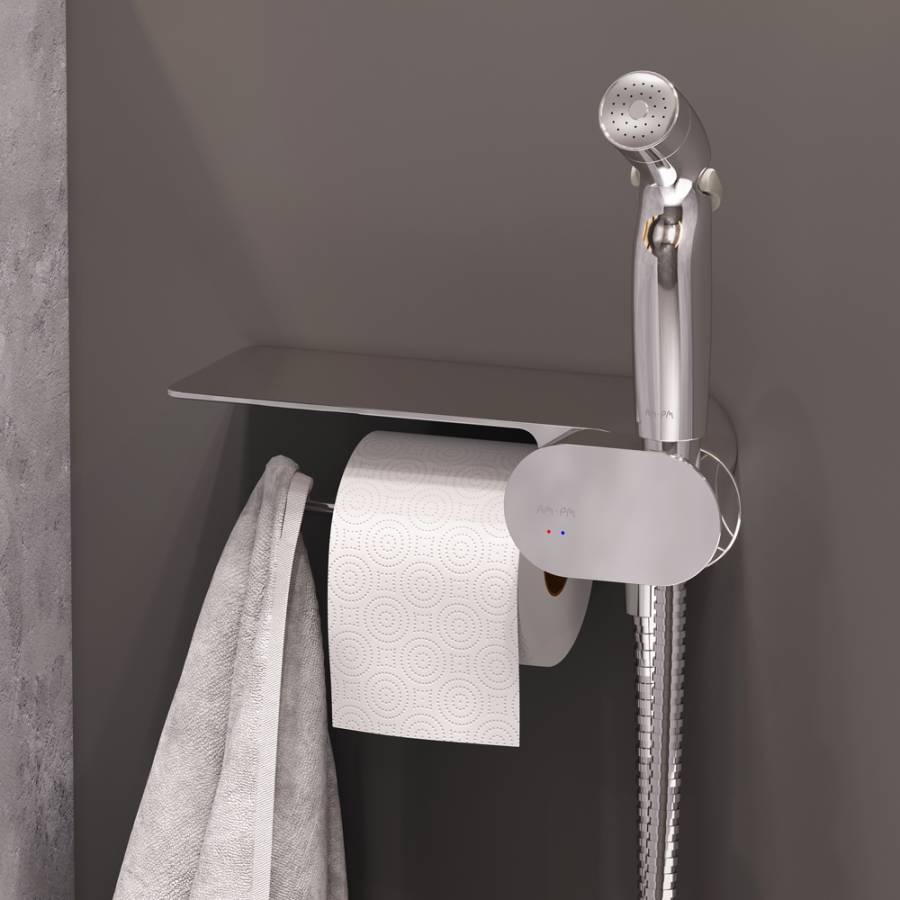 Набор подвесной унитаз с гигиеническим душем CK70H1003W Набор подвесной унитаз с гигиеническим душем CK70H1003W