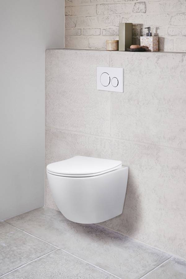 Унитаз подвесной Globo VT1-14S безободковый, цвет белый, ультратонкое сиденье soft-close Унитаз подвесной Globo VT1-14S безободковый, цвет белый, ультратонкое сиденье soft-close