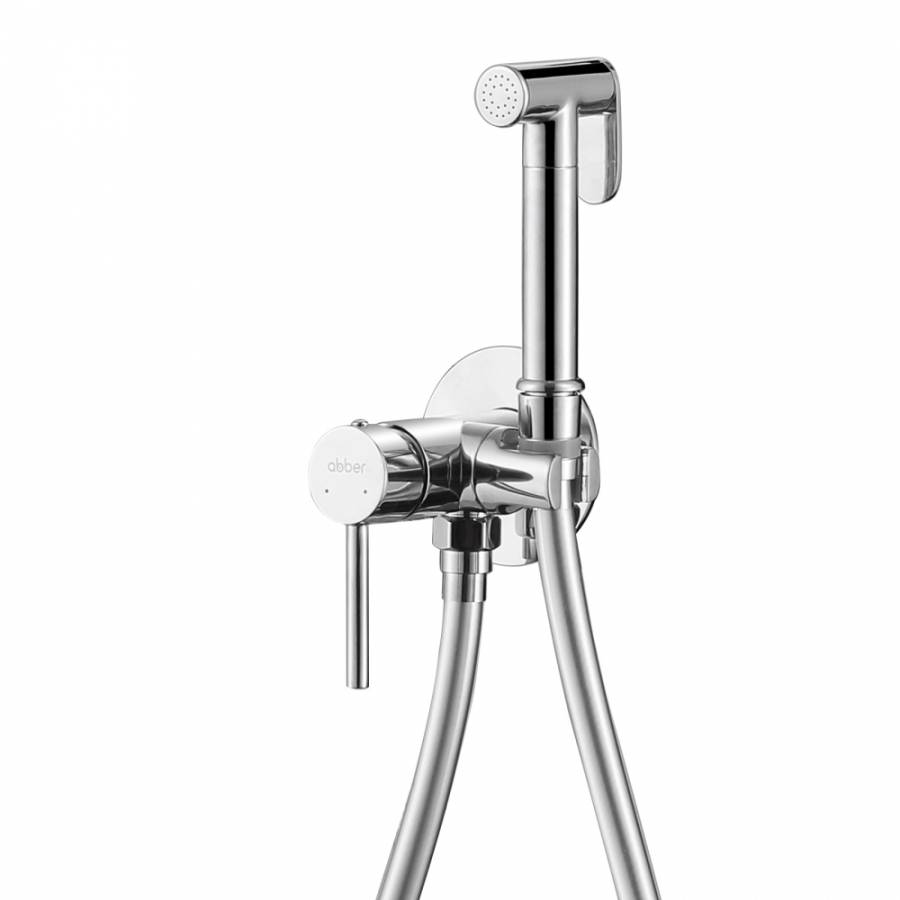 Смеситель ABBER Wasser Kreis AF8125 с гигиеническим душем, хром Смеситель ABBER Wasser Kreis AF8125 с гигиеническим душем, хром