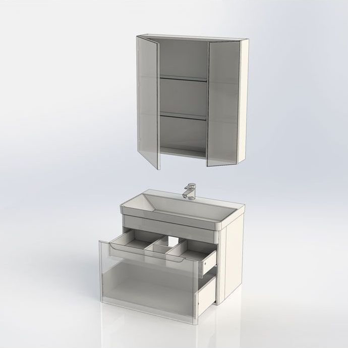 Мебель для ванной Aquanet София 80 белый Мебель для ванной Aquanet София 80 белый