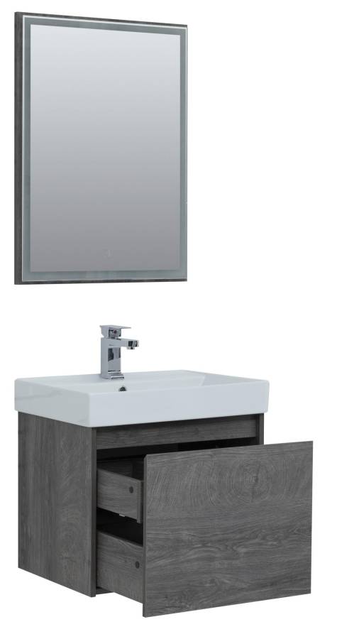 Мебель для ванной Aquanet Nova Lite 60 дуб рошелье (1 ящик) Мебель для ванной Aquanet Nova Lite 60 дуб рошелье (1 ящик)