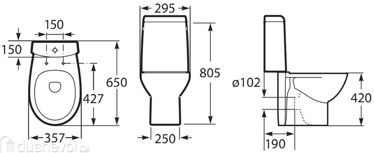 Roca Victoria Nord 342ND7000 чаша Roca Victoria Nord 342ND7000 чаша