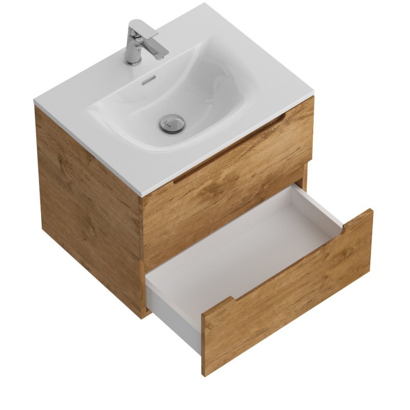 Тумба с раковиной подвесная BelBagno ETNA39-60 Bianco Lucido, раковина белая Тумба с раковиной подвесная BelBagno ETNA39-60 Bianco Lucido, раковина белая