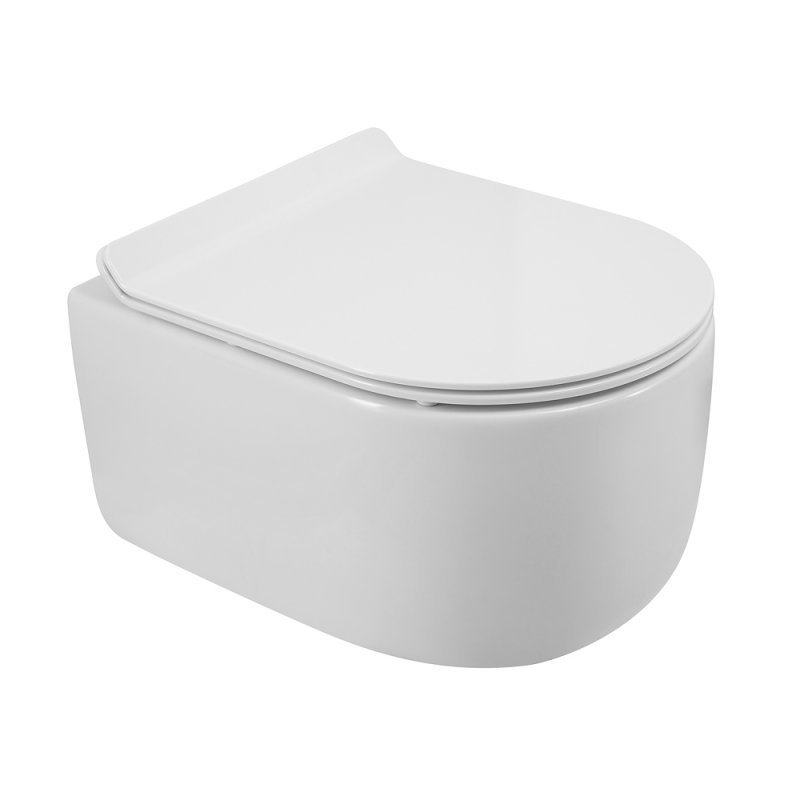 SOFT-TOR Чаша унитаза подвесного безободкового, смыв TORNADO, BB084CH-TOR SOFT-TOR Чаша унитаза подвесного безободкового, смыв TORNADO, BB084CH-TOR