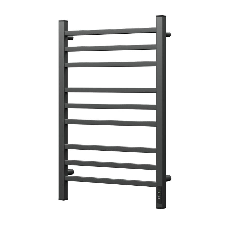 Полотенцесушитель электрический Point Вега PN71858GB П9 500x800, диммер справа, графит блеск Полотенцесушитель электрический Point Вега PN71858GB П9 500x800, диммер справа, графит блеск