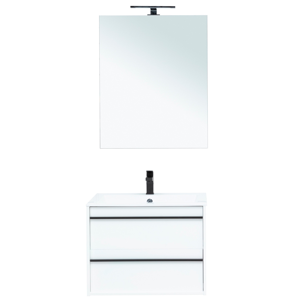 Мебель для ванной Aquanet Lino 70 белый матовый Мебель для ванной Aquanet Lino 70 белый матовый