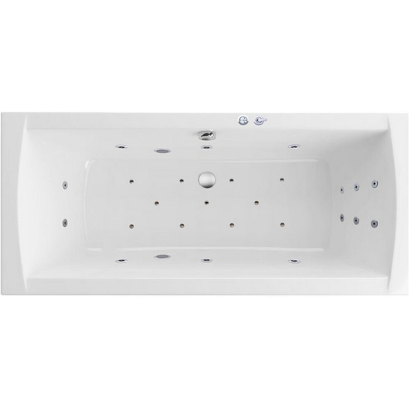 Ванна EXCELLENT Aquaria Lux 180x80 "ULTRA" (хром) Ванна EXCELLENT Aquaria Lux 180x80 "ULTRA" (хром)