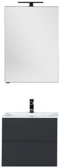Мебель для ванной Aquanet Алвита 60 серый антрацит Мебель для ванной Aquanet Алвита 60 серый антрацит