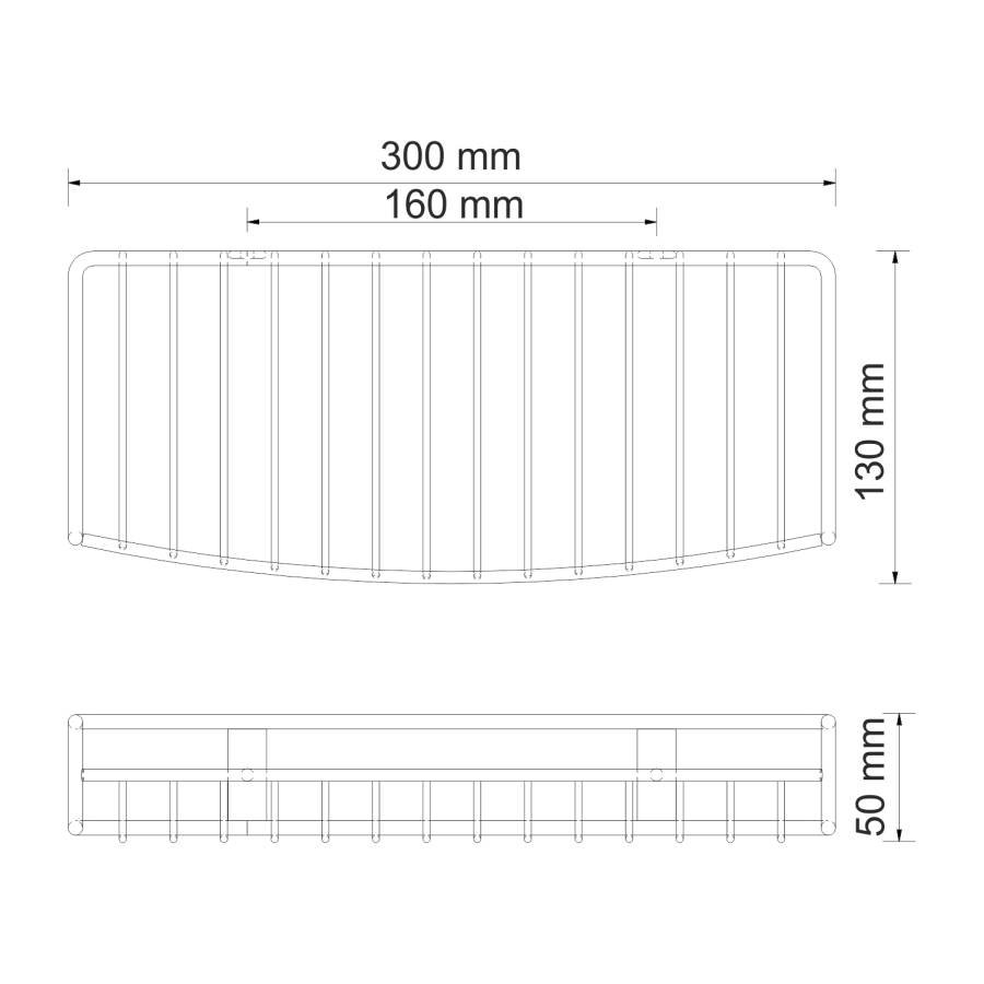 K-1811 Полка металлическая K-1811 Полка металлическая