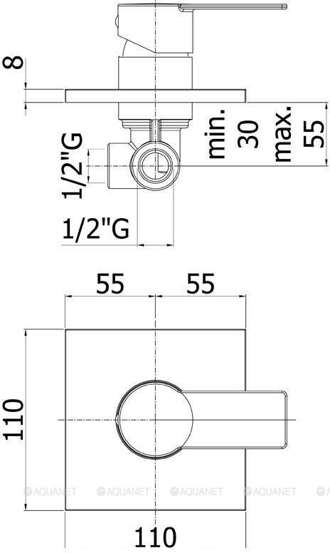 Смеситель для душа Paffoni Tango TA010CR (с внутренней частью) Смеситель для душа Paffoni Tango TA010CR (с внутренней частью)
