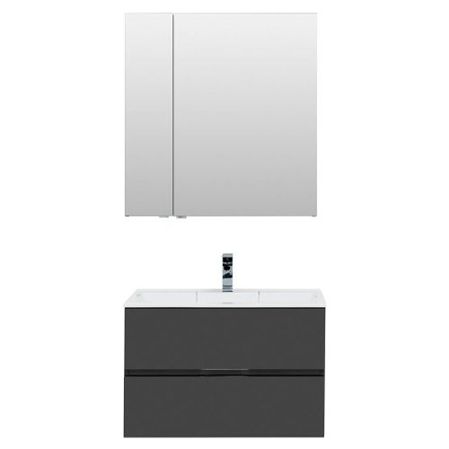Мебель для ванной Aquanet Алвита 80 серый антрацит Мебель для ванной Aquanet Алвита 80 серый антрацит