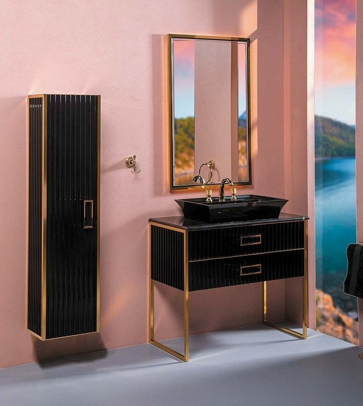 Пенал MONACO черный глянец + золото 868-BG Boheme Пенал MONACO черный глянец + золото 868-BG Boheme