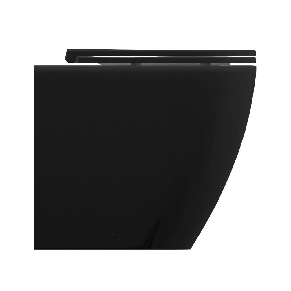 Чаша приставного унитаза Allen Brau Reality 4.32004.31 черный матовый Чаша приставного унитаза Allen Brau Reality 4.32004.31 черный матовый