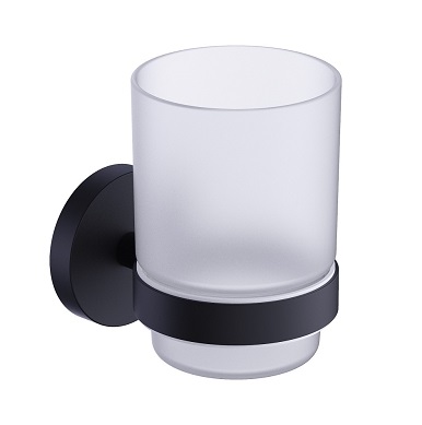 Стакан для зубных щеток Timo Saona Black 13031/03
