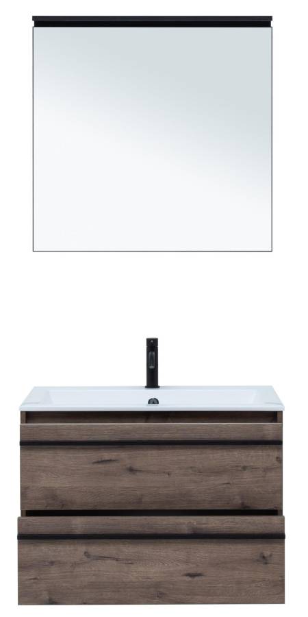 Мебель для ванной Aquanet Lino 80 Дуб Веллингтон Мебель для ванной Aquanet Lino 80 Дуб Веллингтон