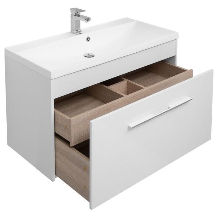 Мебель для ванной Aquanet Августа 100 белый (раковина Нота NEW) Мебель для ванной Aquanet Августа 100 белый (раковина Нота NEW)