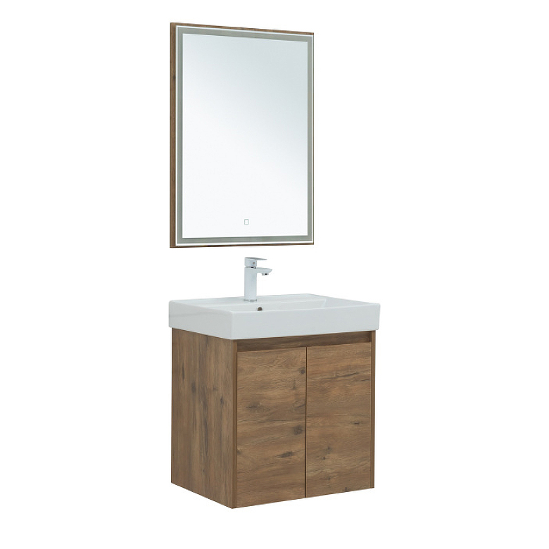 Мебель для ванной Aquanet Nova Lite 60 дуб рустикальный (2 дверцы) Мебель для ванной Aquanet Nova Lite 60 дуб рустикальный (2 дверцы)