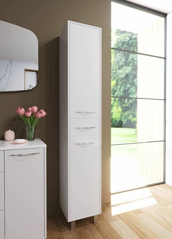 Пенал напольный Barcelona правосторонний 1 ящик (ШхГхВ) 350х350х2000 Пенал напольный Barcelona правосторонний 1 ящик (ШхГхВ) 350х350х2000