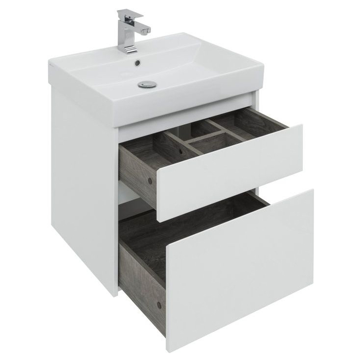Мебель для ванной Aquanet Nova Lite 60 белый (2 ящика) Мебель для ванной Aquanet Nova Lite 60 белый (2 ящика)