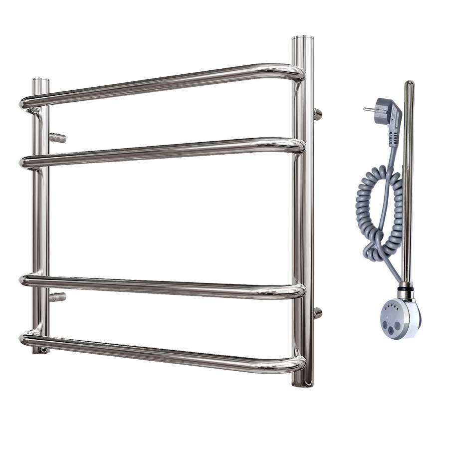 Полотенцесушитель электрический Point Нептун PN09155E П4 500x500 левый/правый, хром Полотенцесушитель электрический Point Нептун PN09155E П4 500x500 левый/правый, хром