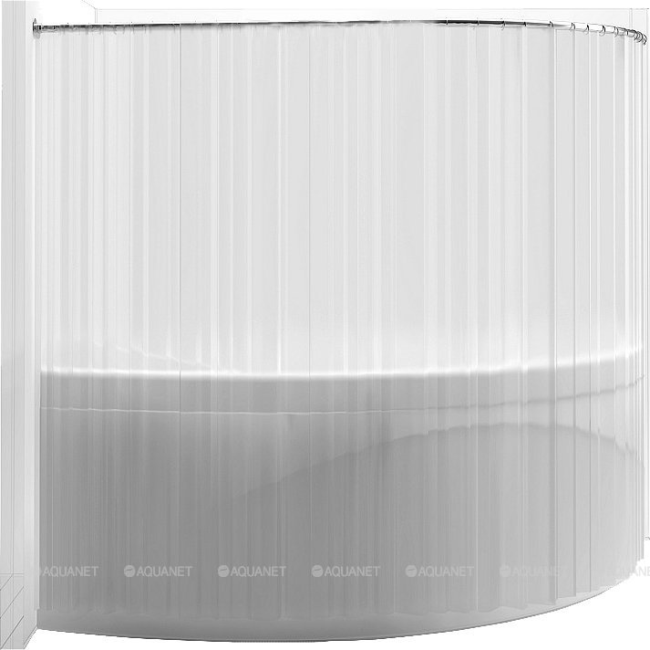 Карниз для ванны Aquanet Jersey полукруглый 170х90 Карниз для ванны Aquanet Jersey полукруглый 170х90
