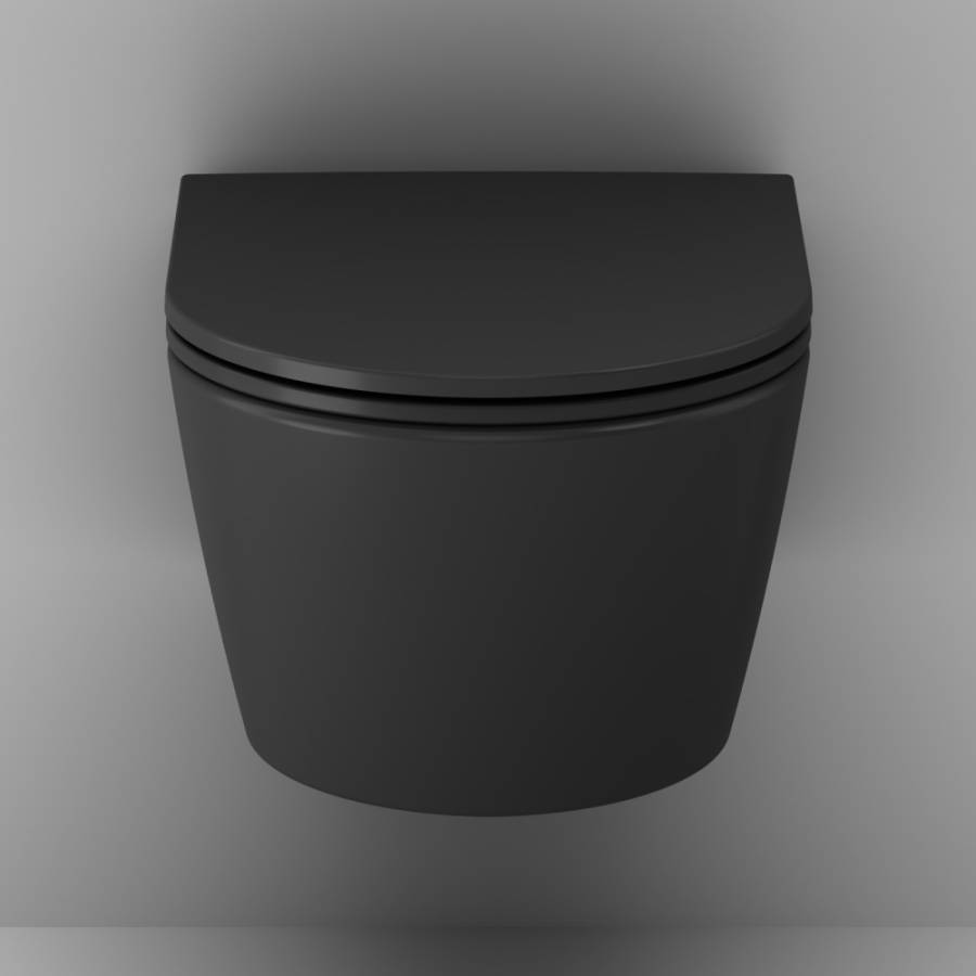 C8F1700MBSC Func подвесной унитаз 49 см FlashClean с сиденьем микролифт, черн мат C8F1700MBSC Func подвесной унитаз 49 см FlashClean с сиденьем микролифт, черн мат