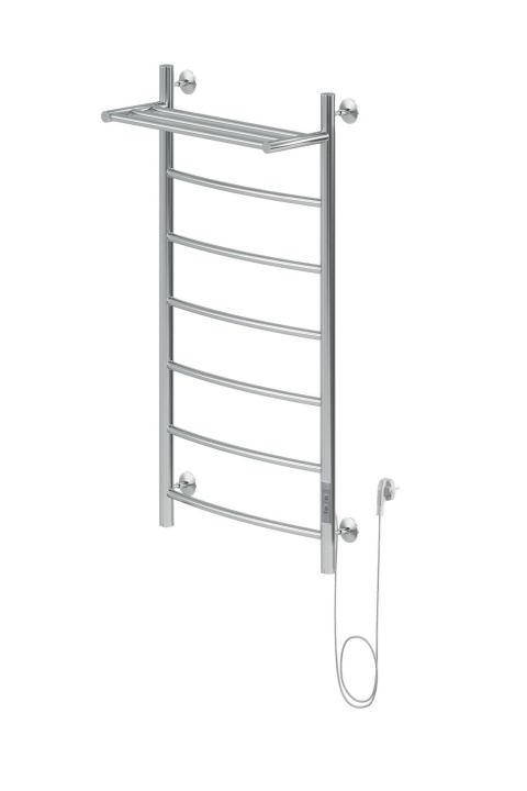 Полотенцесушитель электрический Aquanet Romeo 100х50 Тэн справа, с полкой Полотенцесушитель электрический Aquanet Romeo 100х50 Тэн справа, с полкой