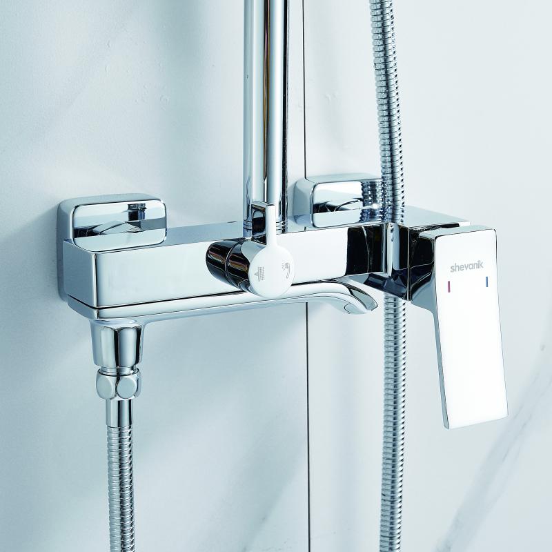 Душевая стойка со смесителем Shevanik S40 S4036 Душевая стойка со смесителем Shevanik S40 S4036