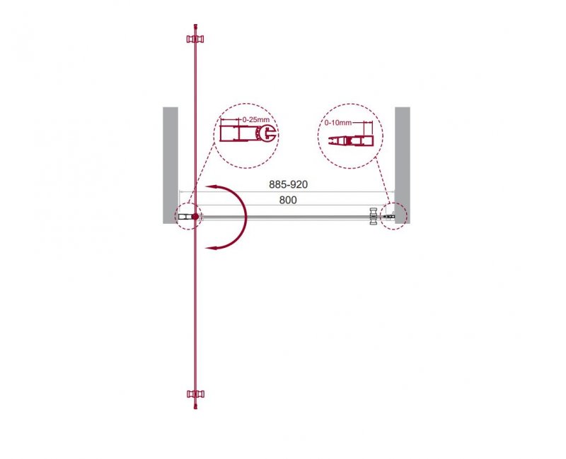 Душевая дверь BelBagno ETNA-B-1-60-C-Cr Душевая дверь BelBagno ETNA-B-1-60-C-Cr
