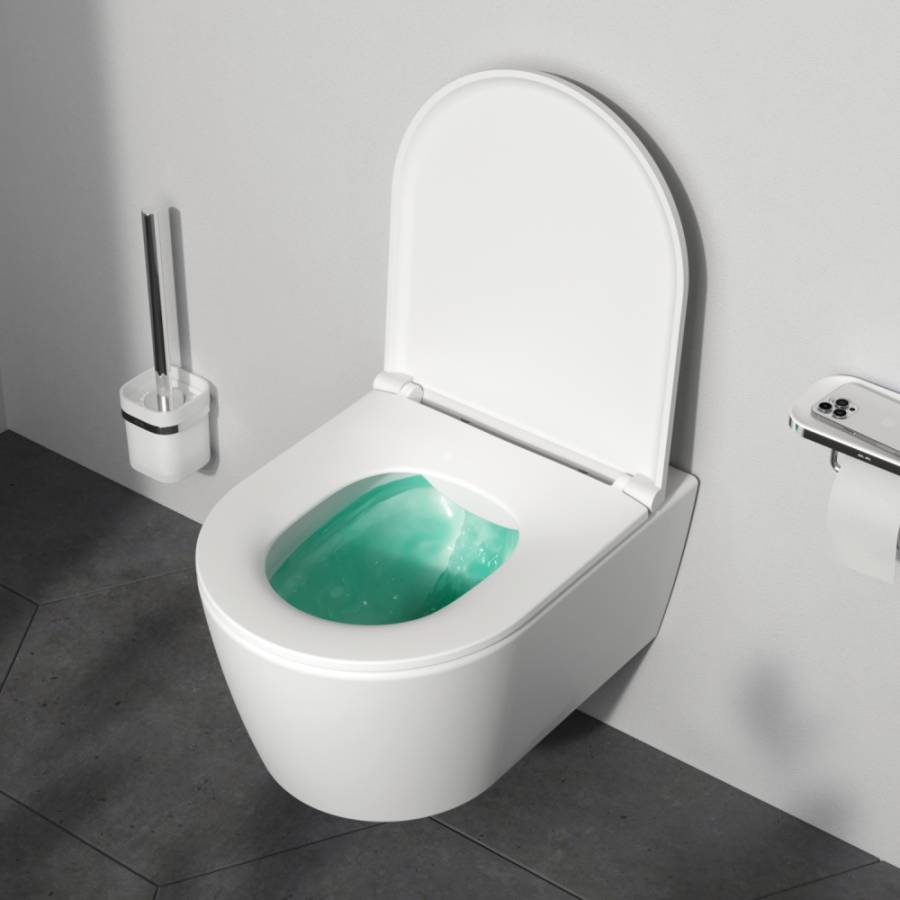 C8F1700MWSC Func подвесной унитаз 49 см FlashClean с сиденьем микролифт, бел мат C8F1700MWSC Func подвесной унитаз 49 см FlashClean с сиденьем микролифт, бел мат