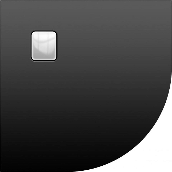 Акриловый душевой поддон Riho Basel 451 90x90 черный матовый, накладка хром DC981700000000S Акриловый душевой поддон Riho Basel 451 90x90 черный матовый, накладка хром DC981700000000S