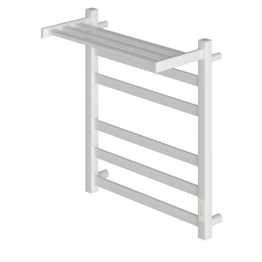 Полотенцесушитель электрический Point Меркурий PN83856PW П5 500x600 с полкой, диммер справа, белый Полотенцесушитель электрический Point Меркурий PN83856PW П5 500x600 с полкой, диммер справа, белый