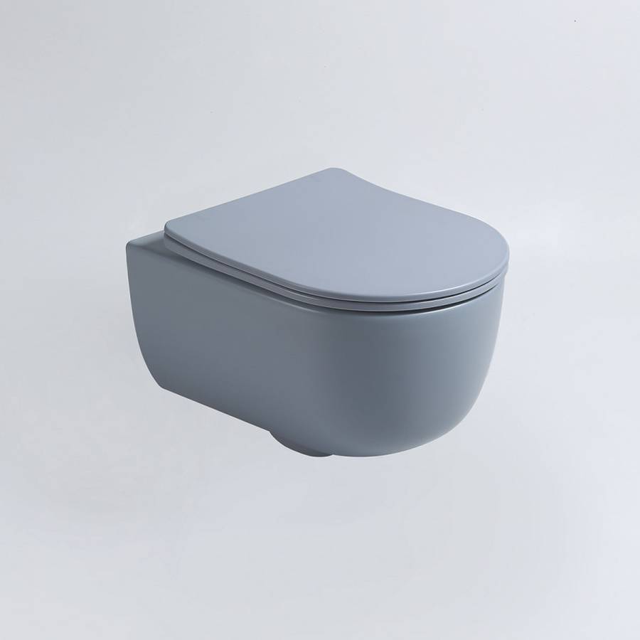 Унитаз подвесной Evo VT1-34SMO безободковый, цвет океан матовый, ультратонкое soft-close сиденье Унитаз подвесной Evo VT1-34SMO безободковый, цвет океан матовый, ультратонкое soft-close сиденье